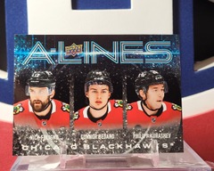 Nick Foligno / Connor Bedard / Philipp Kurashev 2024-25 A-Lines Speckle Upper Deck